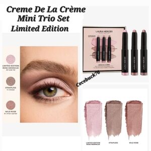 🌺Laura Mercier Crème de la Crème Mini Caviar Stick Eye Shadow Trio